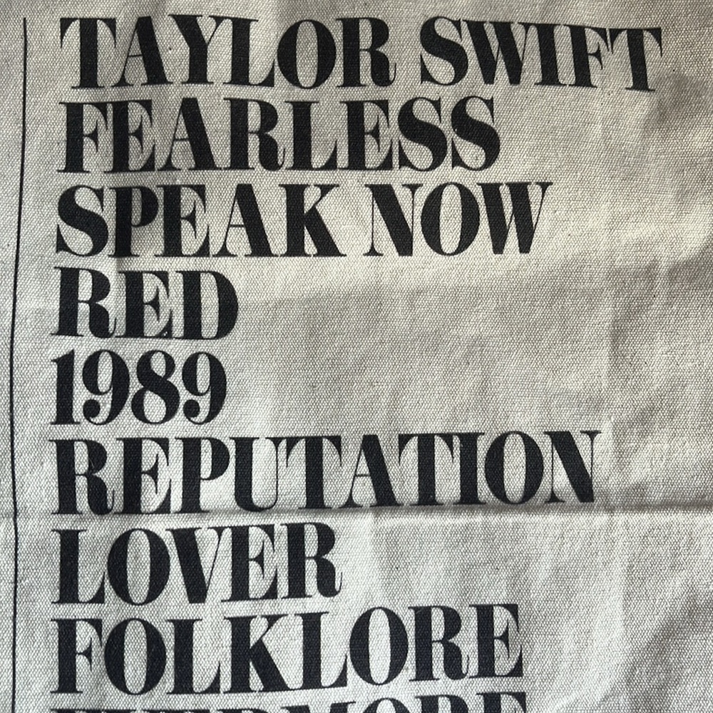Taylor Swift Tote Bag The Eras Tour Cotton Canvas Totebag - Picture 7 of 16